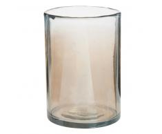 Vaso in vetro fumé H 14 cm LIVING