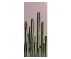 Quadro in simil legno 35x82 cm CACTUS PINK