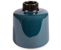 Vaso blu in ceramica H20 cm AQUARELLE