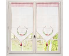 Tenda corta bianca in cotone 60 x 110 cm BEAUTIFUL LIFE