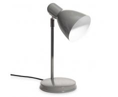 Lampada da ufficio in metallo color grigio ELLA