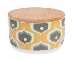 Vaso giallo in maiolica THELMA