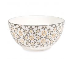Insalatiera grigia in maiolica GYPSY
