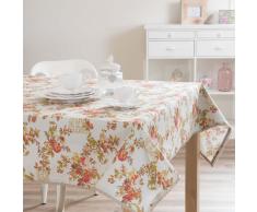 Tovaglia a fiori in cotone 150 x 250 cm FLORA