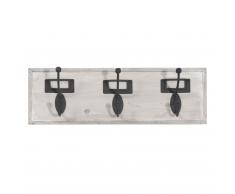 Attaccapanni a 3 ganci in legno DANGELY