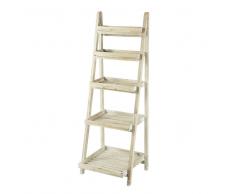 Scaffale a forma di scala in legno sbiancato L 50 cm FLORENTINE