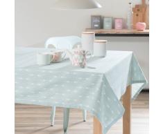 Tovaglia blu in cotone 150 x 250 cm ELUA