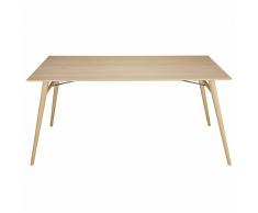 Tavolo per sala da pranzo in legno massello di quercia francese L.180 cm Keops