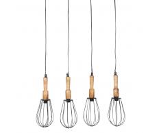 Lampada a sospensione 4 spot L.71cm LEONTINE MULTIPLE