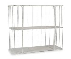 Scaffale da parete in metallo H 45 cm JACK