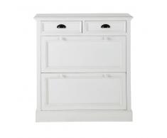 Scarpiera bianco L 90 cm Newport