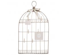 Bacheca foto dorata in metallo a gabbia H 60 cm MILADY