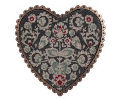 Zerbino in fibra di cocco a forma di cuore 50 x 50 cm MAGDALENA