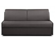 MONACO divano compatto 3-4 posti in microfibra talpa sistema letto RAPIDO RENATONISI rete a doghe 160cm materasso 20cm
