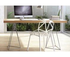 TRESTLES TEMAHOME Scrivania design rovere 160 x 90