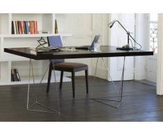 TRESTLES TEMAHOME Scrivania design wengè 180 x 90
