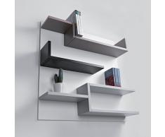 Scaffale design bianco MYSHELF