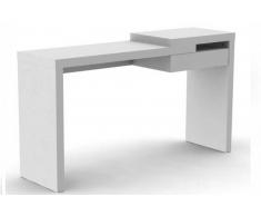 REEF TEMAHOME Scrivania design bianco opaco con 1 cassetti
