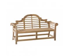SUMATRA Panca da giardino stile coloniale in teak