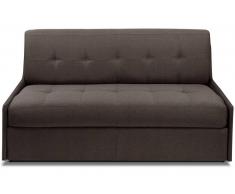 TRIOMPHE divano compatto in marrone sistema letto RAPIDO RENATONISI 120cm rete a doghe materasso 15cm