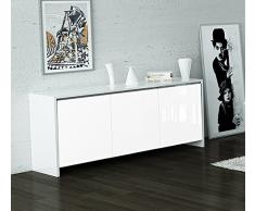 BALI Credenza bianco con 3 ante