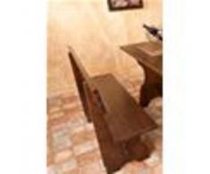 Arredamento bar - Panca modello rustico - mod. 020p12 - struttura in legno - finiture legno in anilina beige, pino naturale, ciliegio e noce - spessore materiale mm 31 finitura opaca - per uso interno - quantita' minima acquistabile n. 1 - dim. cm l 1