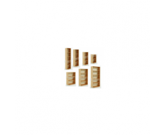 Armadio ufficio in legno a scaffali