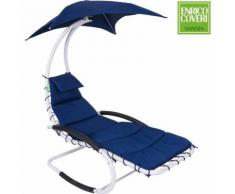 Dondolo da Giardino Poltrona Sospesa Sofa Relax Lounge Bed BLU Enrico Coveri