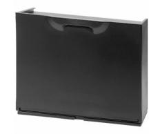 Scarpiera in plastica modulabile salvaspazio 51x17x40cm nero U50/1N
