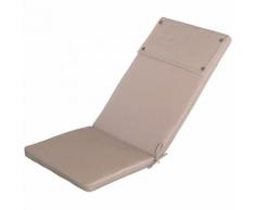 Cuscino imbottito tortora sfoderabile poltrona sedia esterno Real Alto Cu805701 - COSMA