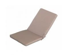 Cuscino imbottito esterno tortora impermeabile sfoderabile Real Medio CU805636 - COSMA