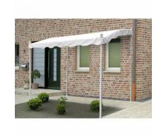 Gazebo Da Giardino 2X3M Struttura In Metallo Telo Bianco Bertozzi Pergola