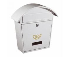 CASSETTA POSTALE POSTA BUCA LETTERE CHALET BIANCA - ALUBOX