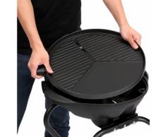 Barbecue elettrico BBQ con coperchio per giardino e balcone 1850W - VB ITALIA
