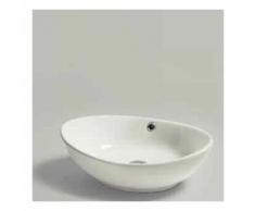 Lavabo da Appoggio modello Oval 55 Ceramica Azzurra