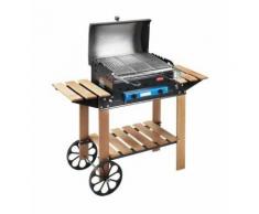 BARBECUE A GAS ROCCIA LEGNO MADE IN ITALY - FERRABOLI