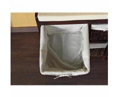 Cassapanca panca da giardino MARRONE 100 cm x 36 cm x 55 cm - ZOOPET