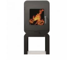 STUFA A LEGNA - CUBE 10 KW - RED POD