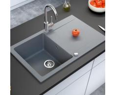 Lavello Lavandino 780x495 mm GRIGIO - ZOOPET