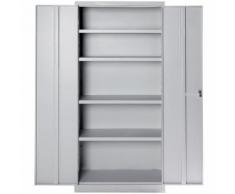 Armadio Multiuso E Archivio In Metallo 4 Piani 2 Porte Tetto Piano Coarme