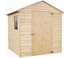 Casetta in legno da giardino Libera Rettangolare Dimensioni esterne 182,4x190 cm - 3,47 m2 Spessore