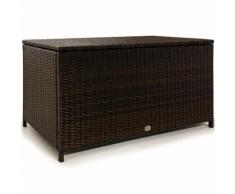 Panca Cassapanca in Rattan MARRONE - ZOOPET