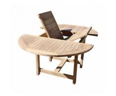 TAVOLO DA GIARDINO BAR ESTERNO IN TEAK ALLUNGABILE CAPRAIA - GREENWOOD MOJA