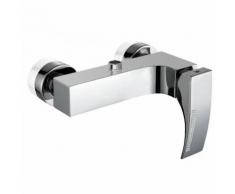 Monocomando doccia esterno con attacco superiore porta&bini crystal 14145 | Cromo