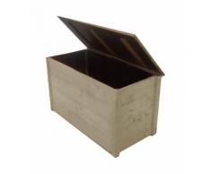 Cassapanca MATEJ legno naturale 70x40x40 cm con guaina interna - Onlywood