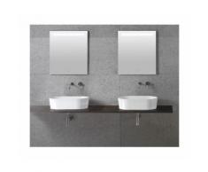 Lavabo da appoggio FORTY3 - 60 x 35 cm - cod. FO061- GLOBO | Bianco Opaco - Globo BO