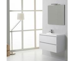 MOBILE BAGNO MANHATTAN 90 CM CON CASSETTI SINISTRO BIANCO FORESTA - KIAMAMI VALENTINA