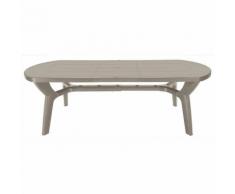 Tavolo Da Giardino Allungabile In Plastica / resina 180/230 Cm?juta - GBSHOP