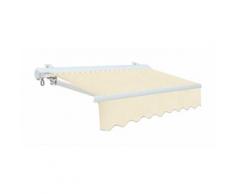TENDA DA SOLE CASSONATA per Balconi con BRACCI Colore ECRU 300x250 cm - PAPILLON