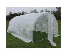 Serra tunnel da giardino con porta battente MIMOSA - 18m² - 6 x 3 x 2 m - HABITAT ET JARDIN